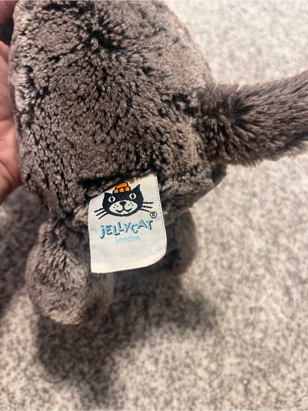 Jellycat London Moose Plush Gray Brown Antlers Woodland Stuffed Animal